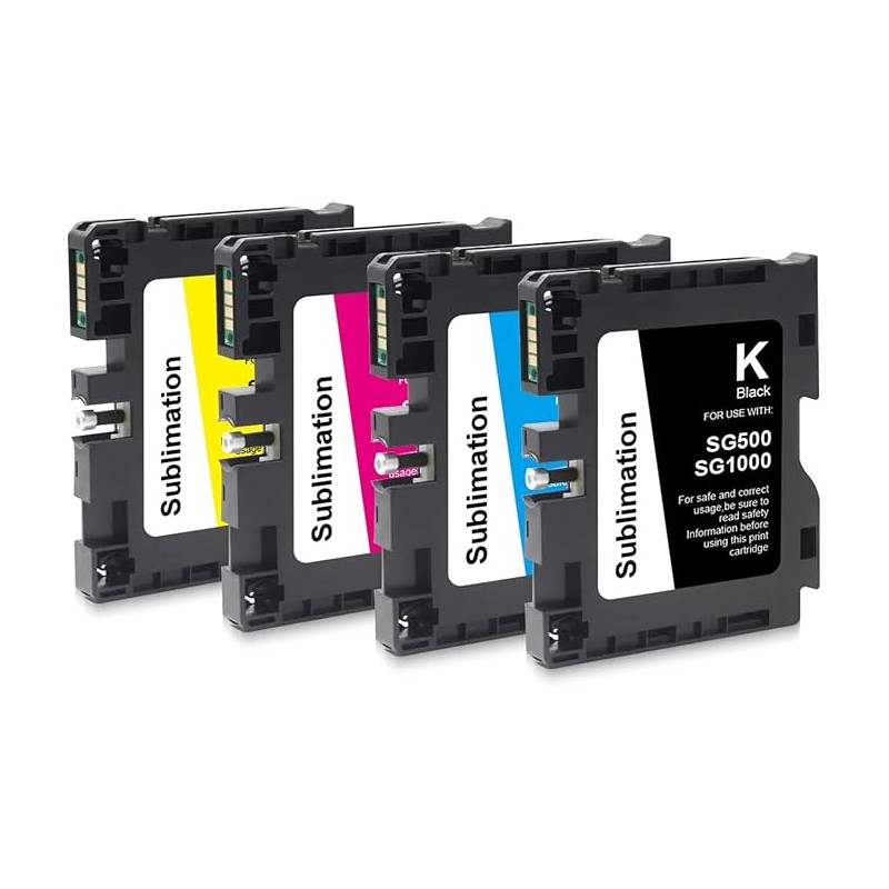 Pack Tinteiros Sublijet Sawgrass Virtuoso SG500 / SG1000 - Compativel