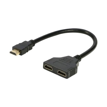 Cabo Adaptador HDMI Splitter 1 para 2 HDMI